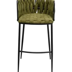 KARE Design Meubles>Chaise de bar Saluti vert foncé 77cm