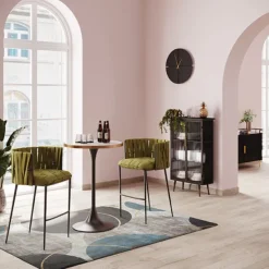 KARE Design Meubles>Chaise de bar Saluti vert foncé 77cm