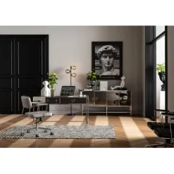 KARE Design Meubles>Chaise de bureau pivotante Dottore gris