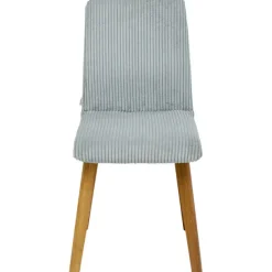 KARE Design Meubles>Chaise Lara velours cotelé bleu