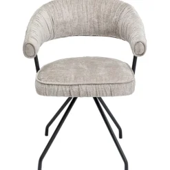 KARE Design Meubles>Chaise pivotante Arabella argent