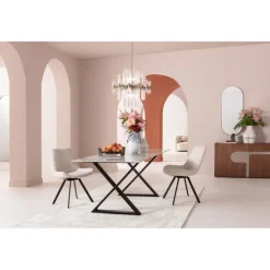 KARE Design Meubles>Chaise pivotante Baron crème