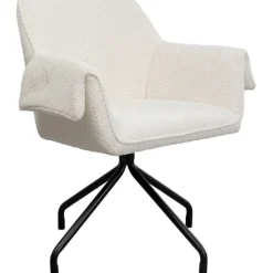 KARE Design Meubles>Chaise pivotante Bess crème