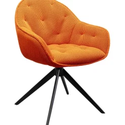 KARE Design Meubles>Chaise pivotante Carlito Mesh orange