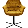 KARE Design Meubles>Chaise pivotante Colmar jaune