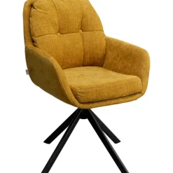 KARE Design Meubles>Chaise pivotante Molly jaune