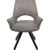 KARE Design Meubles>Chaise pivotante Rich gris foncé