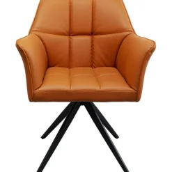 KARE Design Meubles>Chaise pivotante Thinktank cognac