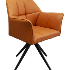 KARE Design Meubles>Chaise pivotante Thinktank cognac
