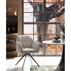 KARE Design Meubles>Chaise pivotante Thinktank gris