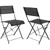 KARE Design Meubles>Chaise pliante Balcony noir (2/Set)