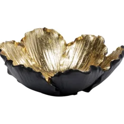 KARE Design Accessoires>Coupe décorative Flower Bloom noir-doré Ø20cm