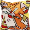 KARE Design Accessoires>Coussin Art Line orange 50x50cm