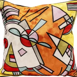 KARE Design Accessoires>Coussin Art Line orange 50x50cm