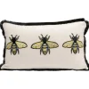 KARE Design Accessoires>Coussin Bees blanc 50x30cm