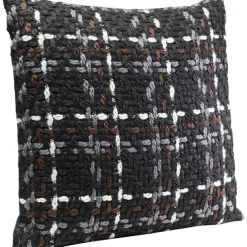 KARE Design Accessoires>Coussin Colorado noir 45x45cm