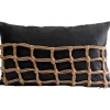 KARE Design Accessoires>Coussin Grete Plaid noir 50x30cm
