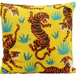 KARE Design Accessoires>Coussin Tiger Love jaune 45x45cm
