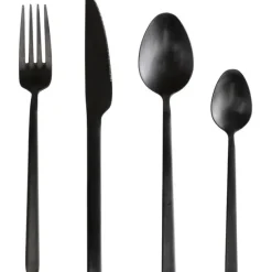KARE Design Accessoires>Couverts Gloria noir (16-pcs)