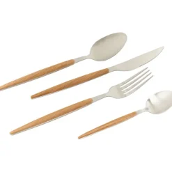 KARE Design Accessoires>Couverts Paris Nature argenté mat (16-pcs)