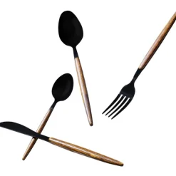 KARE Design Accessoires>Couverts Paris noir mat (16-pcs.)