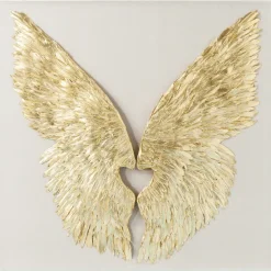 KARE Design Accessoires>Décoration murale Wings doré White 120x120cm