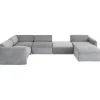 KARE Design Meubles>Ensemble de canapés 2 Lucca gris droite 328cm