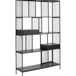 KARE Design Meubles>Etagère Bologna noir 125x200cm