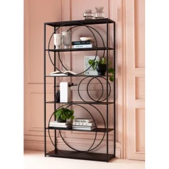 KARE Design Meubles>Etagère Circle noir 100x200cm