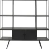 KARE Design Meubles>Etagère Cosy Sixties noir 180x183cm