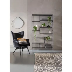 KARE Design Meubles>Etagère Loft noir 115x195cm