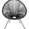 KARE Design Meubles>Fauteuil Acapulco Mono noir