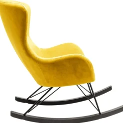KARE Design Meubles>Fauteuil à bascule Oslo jaune