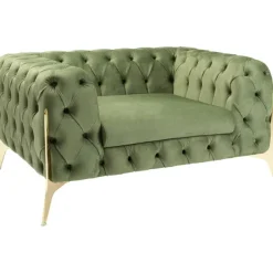 KARE Design Meubles>Fauteuil Bellissima velours vert 120cm