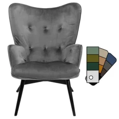 KARE Design Meubles>Fauteuil Black Vicky cat 1 individuel