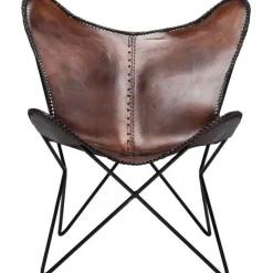 KARE Design Meubles>Fauteuil Butterfly marron eco.