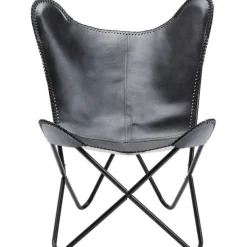 KARE Design Meubles>Fauteuil California cuir noir