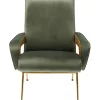 KARE Design Meubles>Fauteuil Luna haut dossier vert