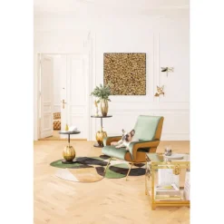 KARE Design Meubles>Fauteuil Luna haut dossier vert