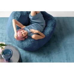 KARE Design Meubles>Fauteuil Mika bleu