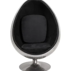 KARE Design Meubles>Fauteuil pivotant Eye Ball Graphite