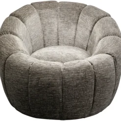 KARE Design Meubles>Fauteuil pivotant Fiori gris