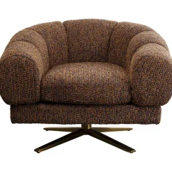 KARE Design Meubles>Fauteuil pivotant Janno marron