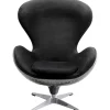 KARE Design Meubles>Fauteuil pivotant Lounge noir Grafite