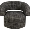 KARE Design Meubles>Fauteuil pivotant Maye Bow Gris