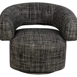 KARE Design Meubles>Fauteuil pivotant Maye Bow Gris