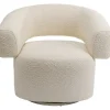 KARE Design Meubles>Fauteuil pivotant Maye crème