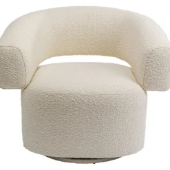 KARE Design Meubles>Fauteuil pivotant Maye crème
