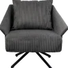 KARE Design Meubles>Fauteuil pivotant Milo gris