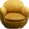 KARE Design Meubles>Fauteuil pivotant Nube jaune